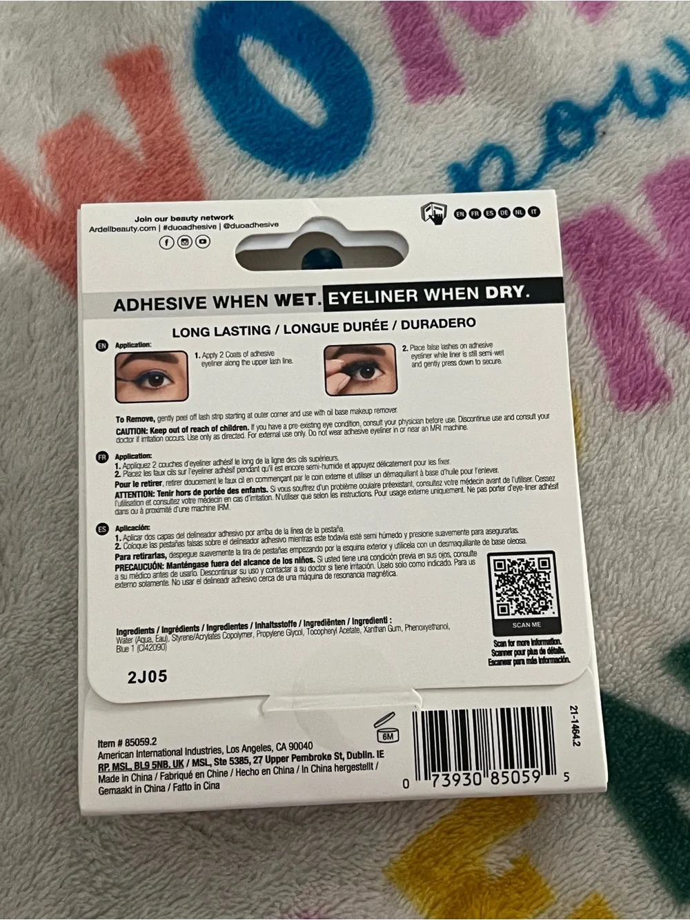 DUO Line It Lash It Adhesive Eyeliner - Metallic Blue